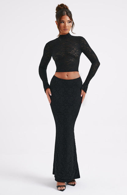 Fernanda Maxi Skirt - Black