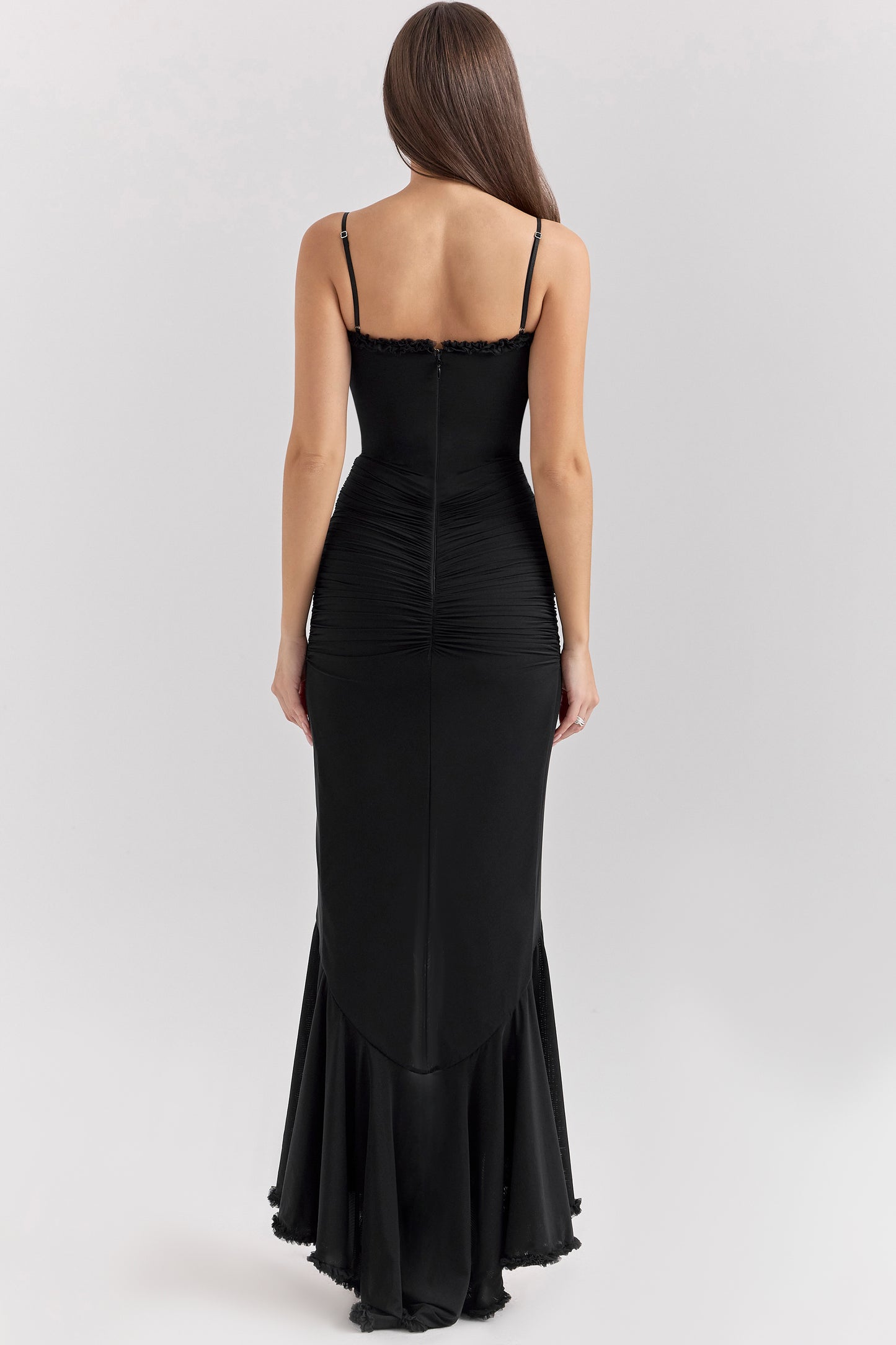 Éléonore Robe Longue Noir