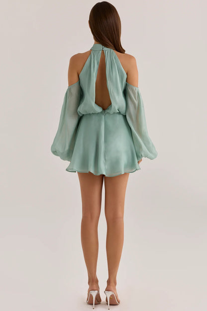 Garance Robe Courte Vert Jade