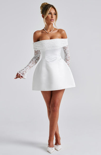 Georgianna Mini Dress - Ivory