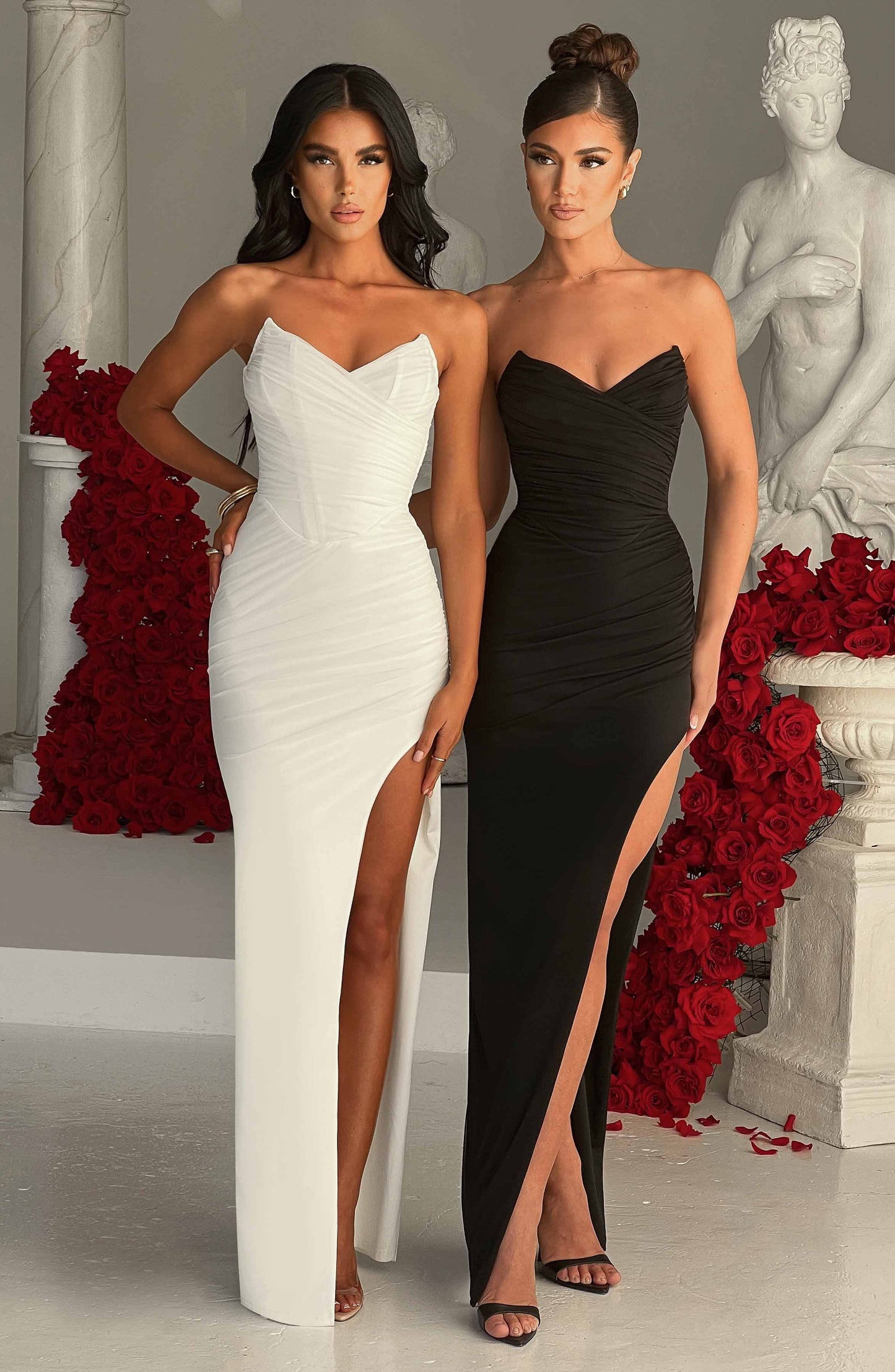 Robe longue Giovanna - Ivoire