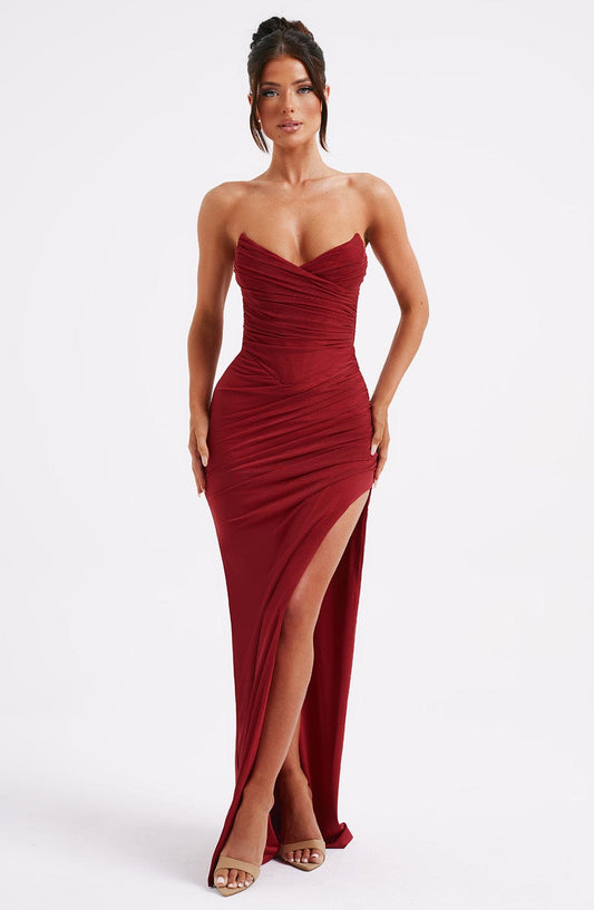 Robe longue Giovanna - Vin