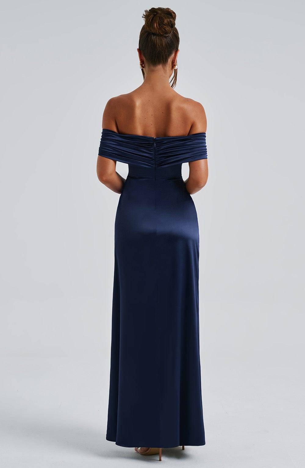 Robe longue Gwendolyn - Bleu marine