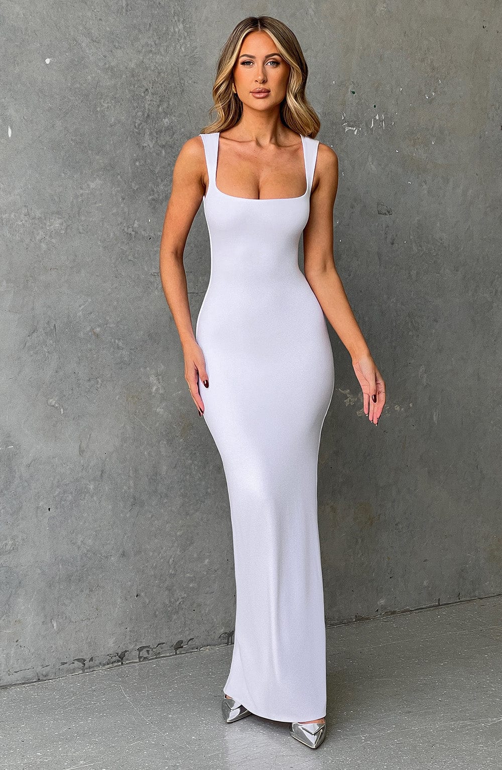 Robe longue Hadley - Blanc