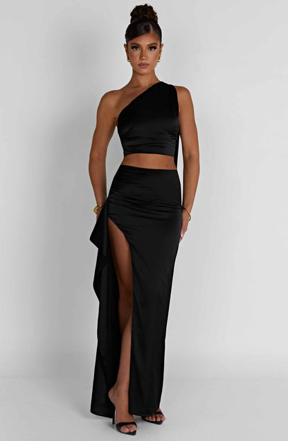 Halsey Maxi Skirt - Black