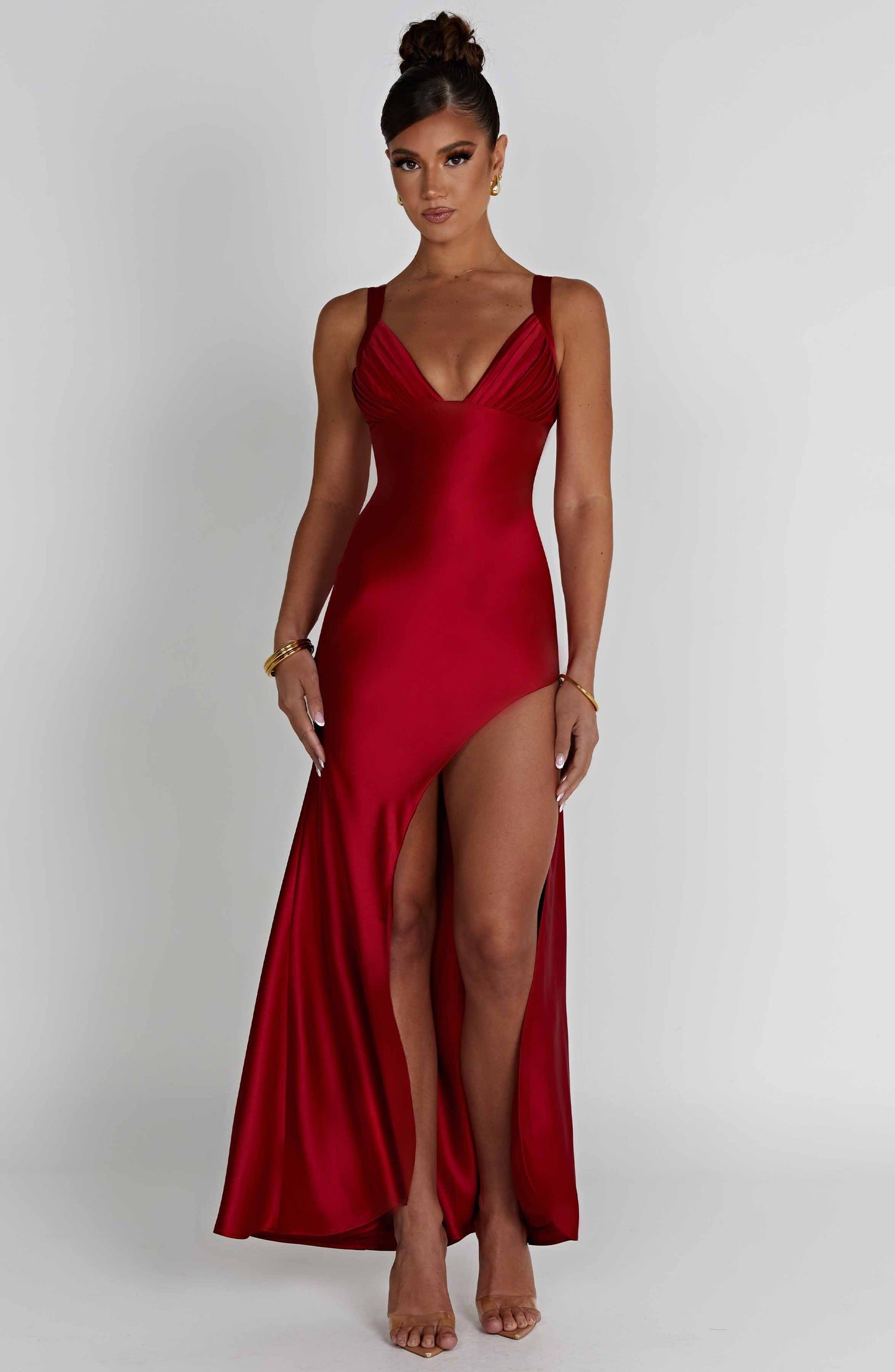 Robe longue Hayley - Rouge