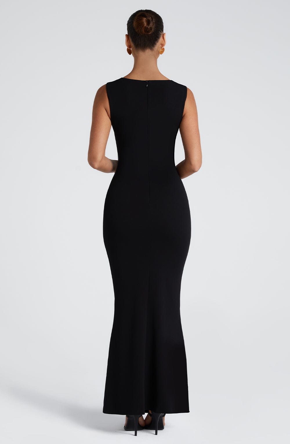 Robe longue Helena - Noir