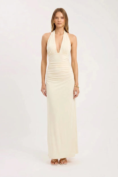 Elenya Robe Longue - Citron