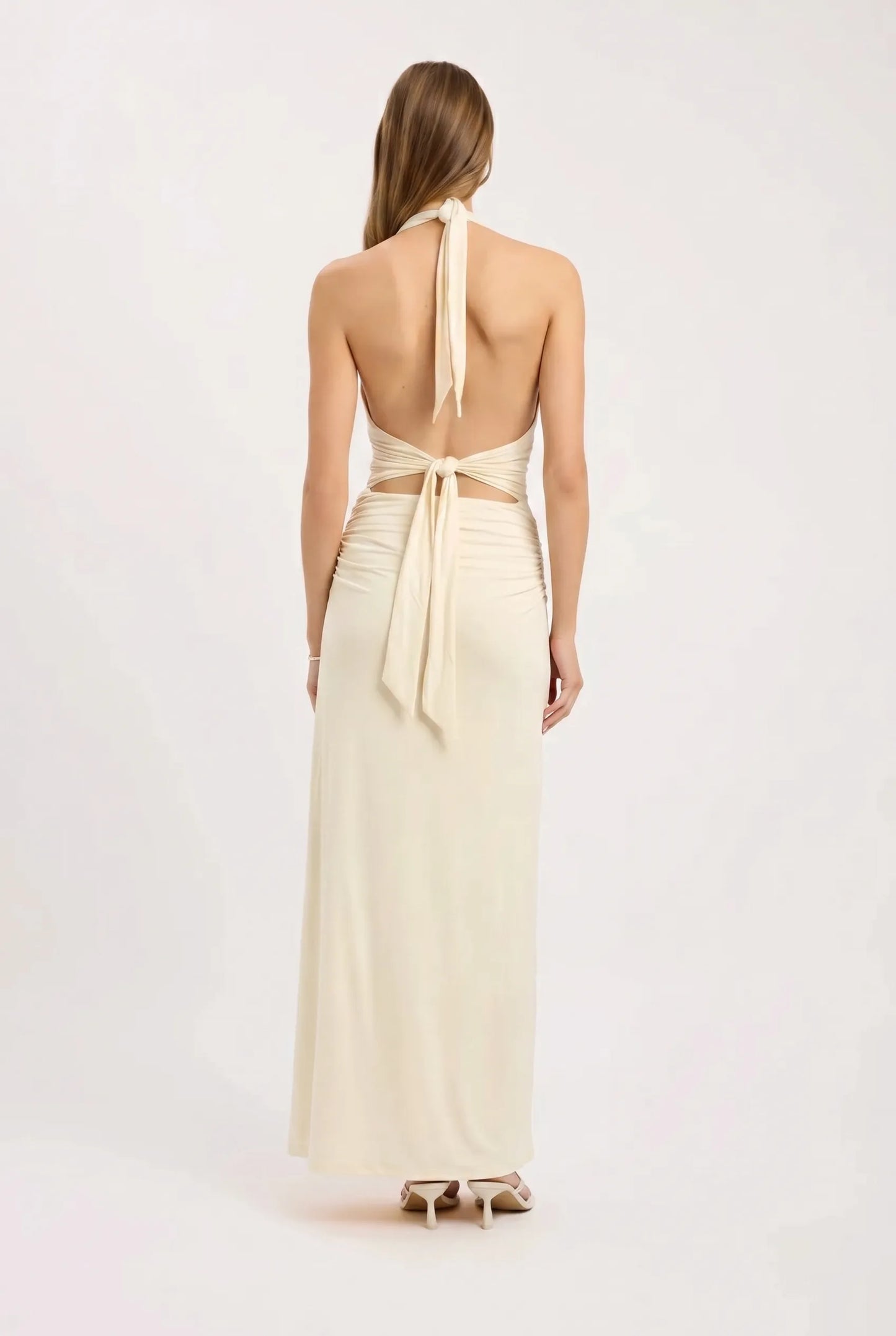 Elenya Robe Longue - Citron
