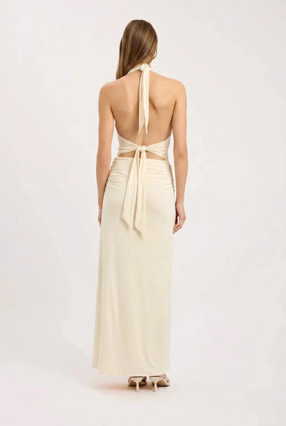 Elenya Robe Longue - Citron