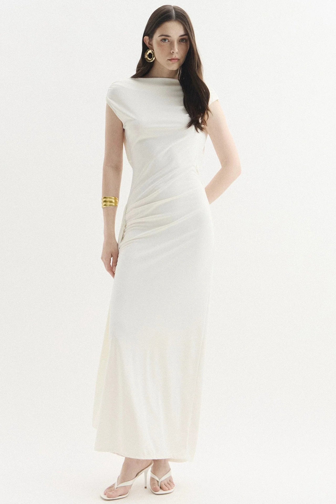 Iphigénie Robe Longue — Ivoire - Ivoire
