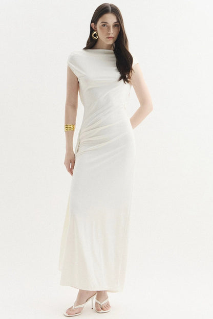 Iphigénie Robe Longue — Ivoire - Ivoire