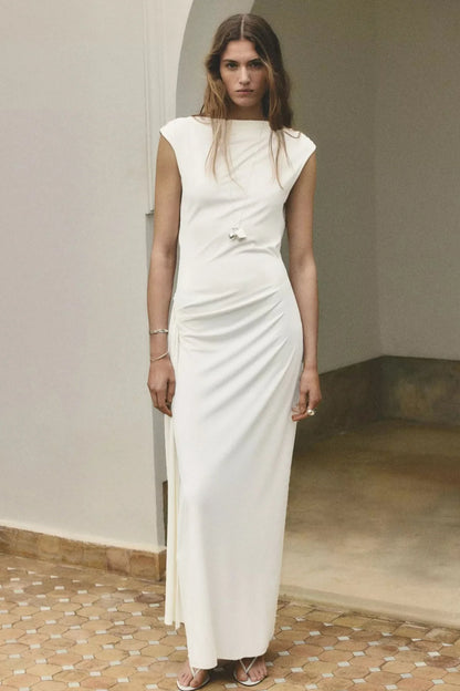 Iphigénie Robe Longue — Ivoire - Ivoire
