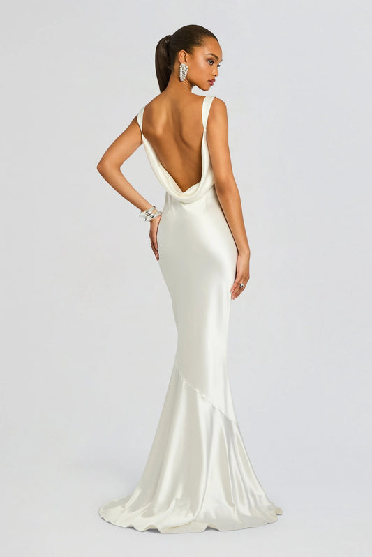 Iris Robe Longue — Blanc - Blanc