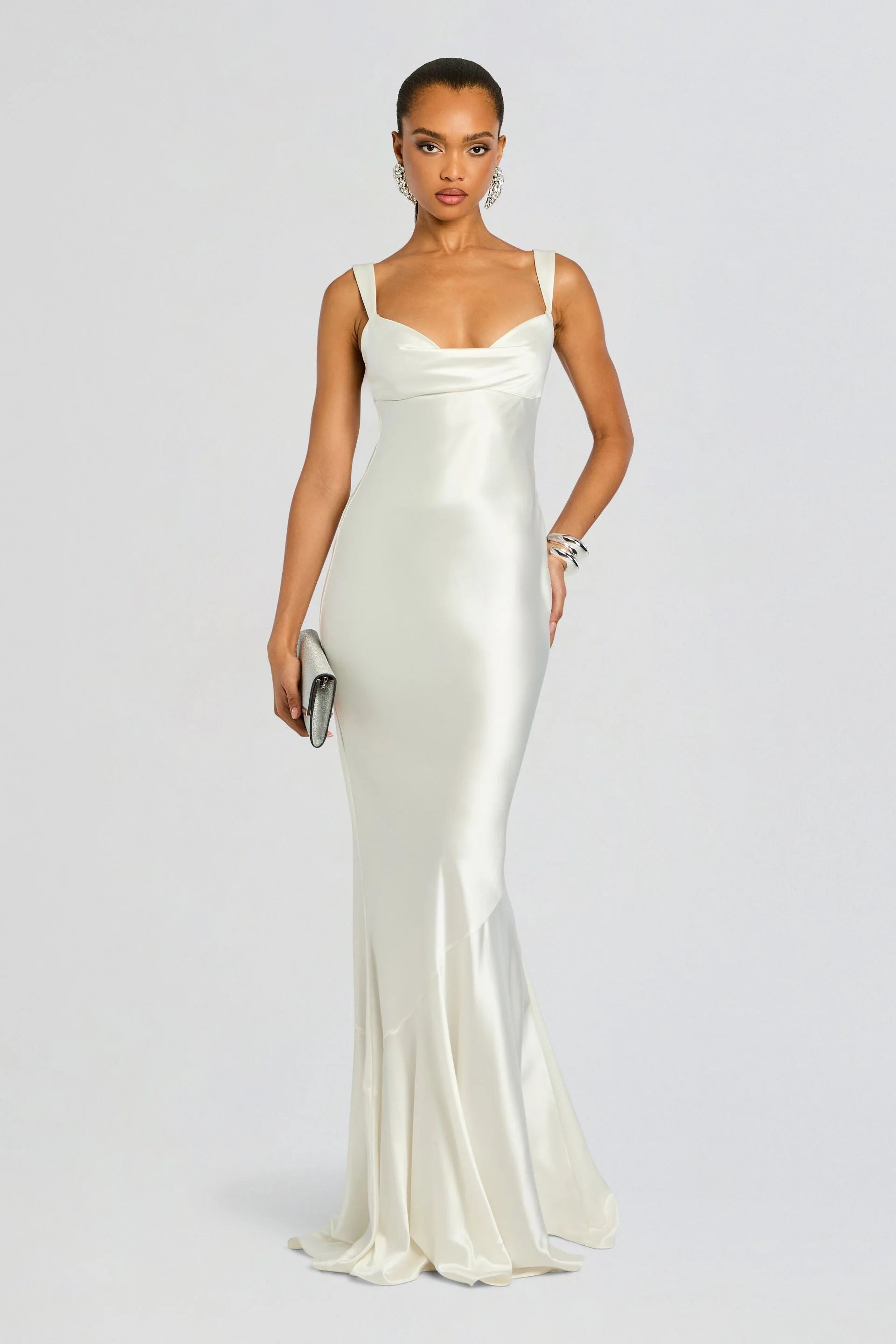 Iris Robe Longue — Blanc - Blanc