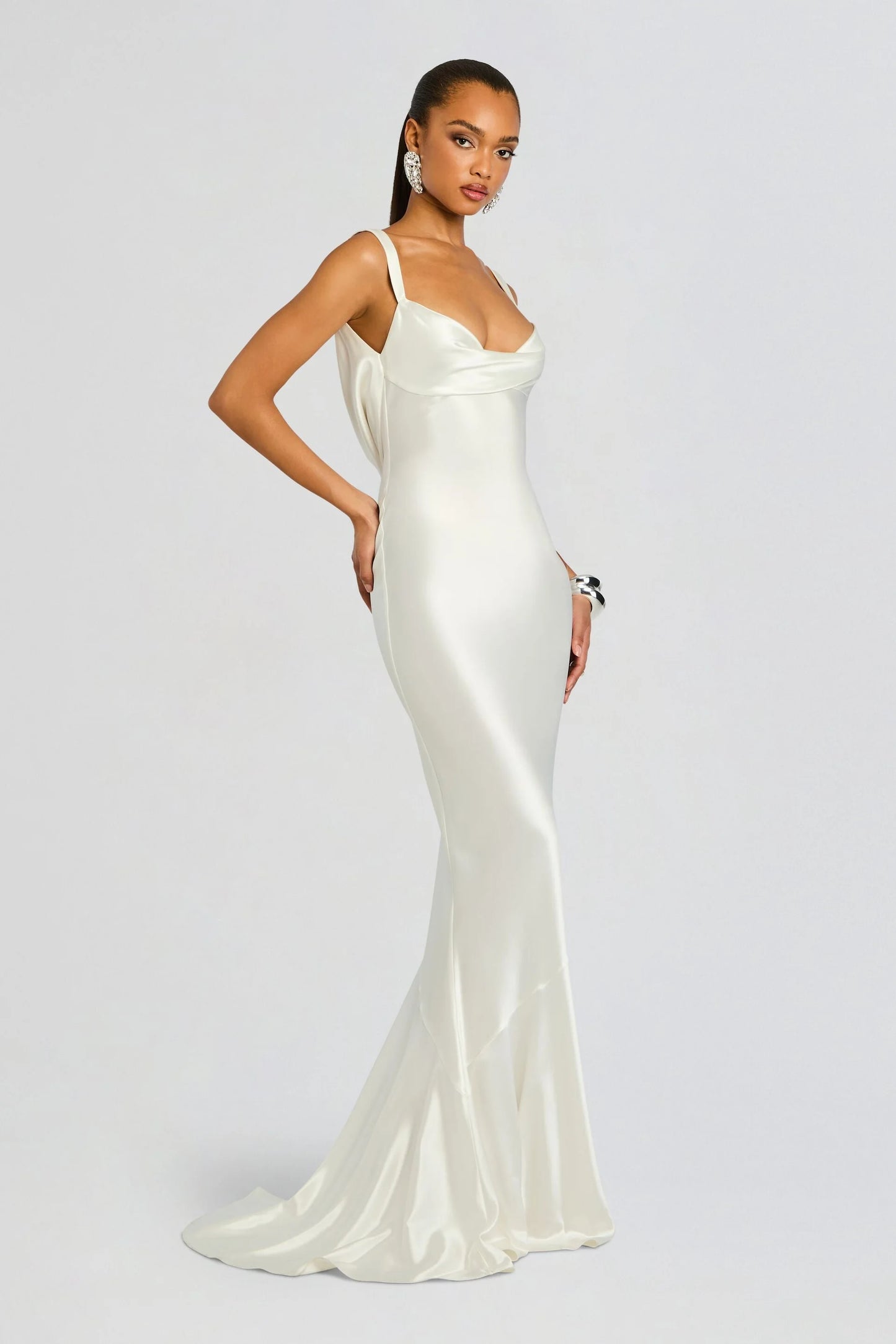 Iris Robe Longue — Blanc - Blanc