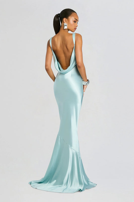 Iris Robe Longue — Bleu Ciel - Bleu Ciel