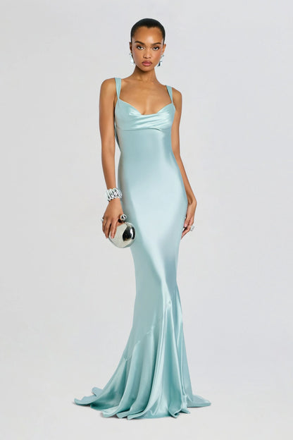 Iris Robe Longue — Bleu Ciel - Bleu Ciel