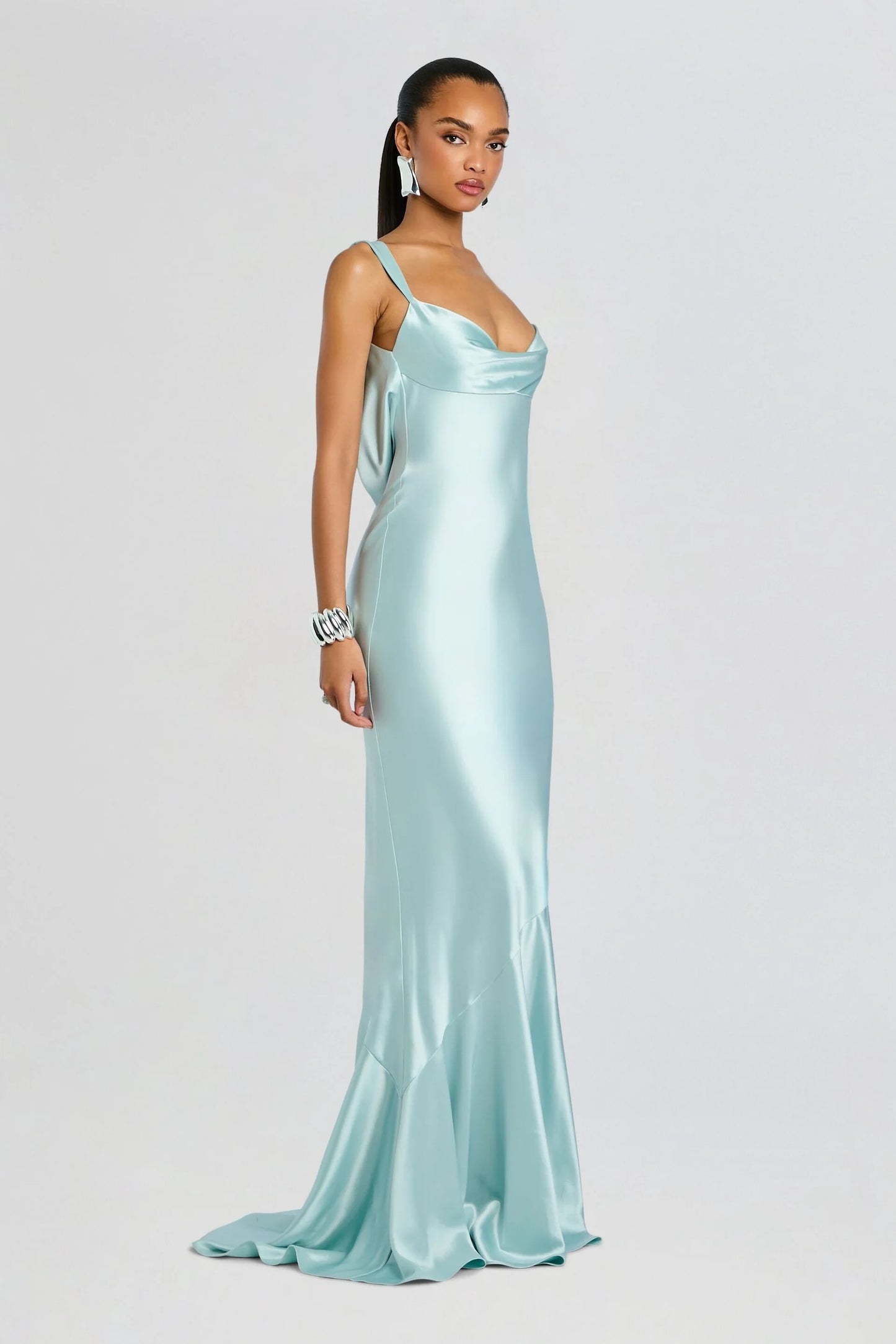 Iris Robe Longue — Bleu Ciel - Bleu Ciel
