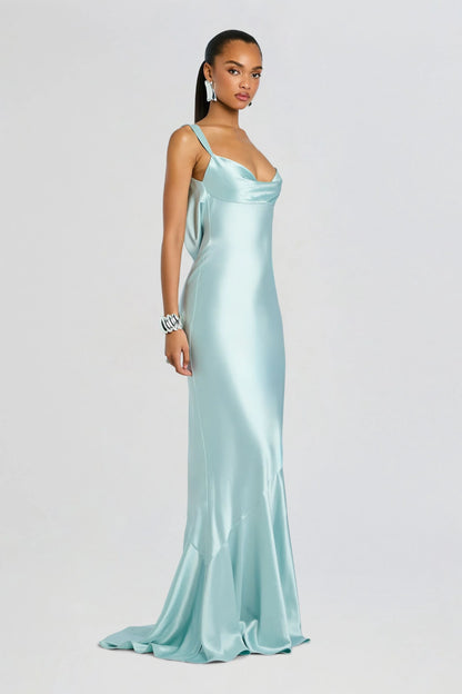 Iris Robe Longue — Bleu Ciel - Bleu Ciel