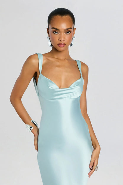 Iris Robe Longue — Bleu Ciel - Bleu Ciel