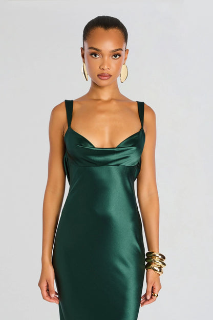 Iris Robe Longue — Vert - Vert