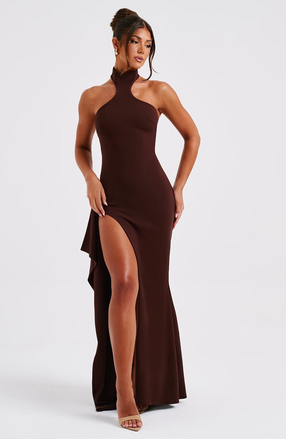 Isadora Maxi Dress - Chocolate