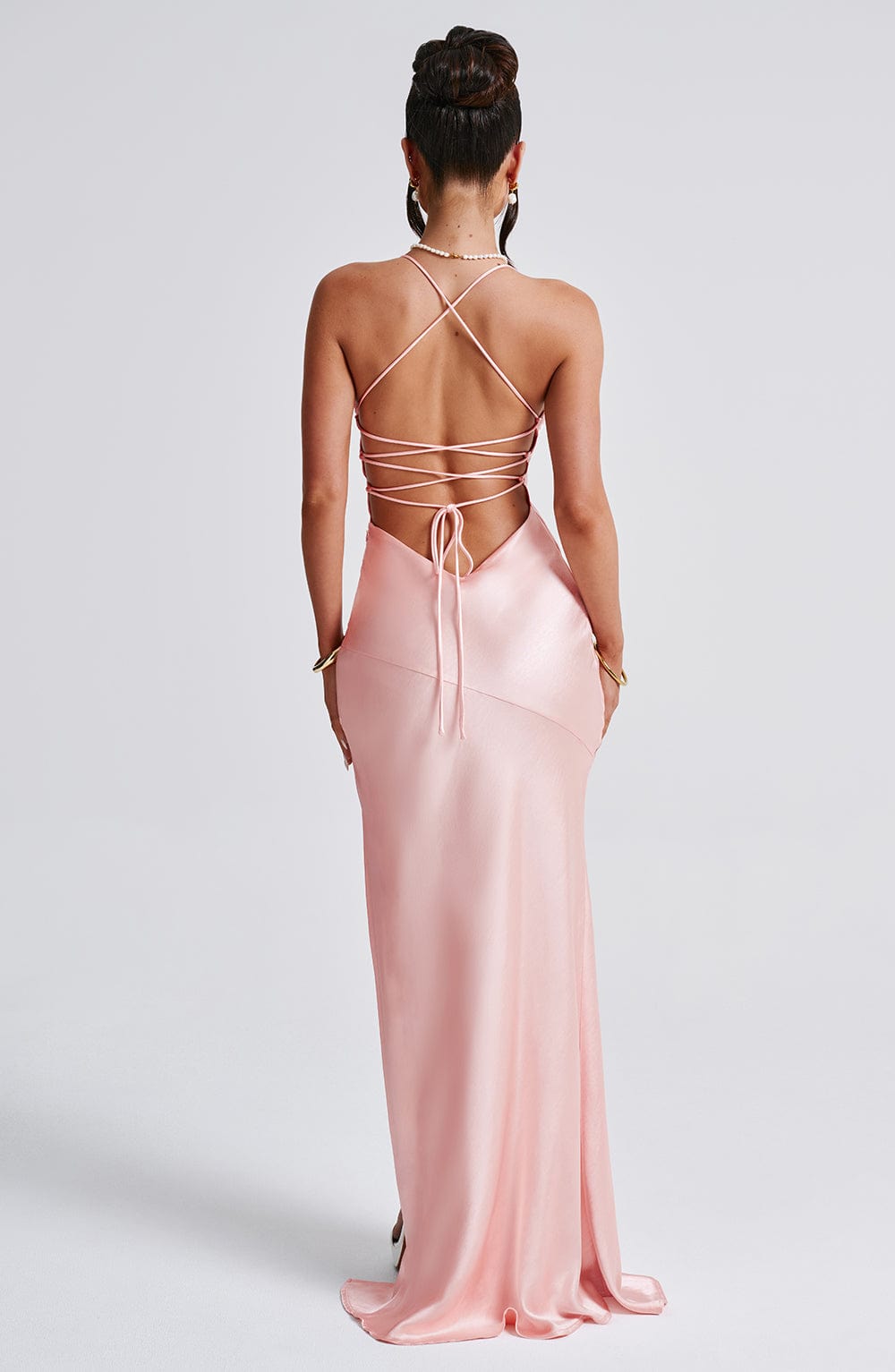 Robe longue Isobel - Blush