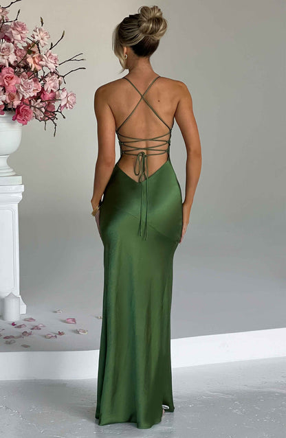 Isobel Maxi Dress - Emerald