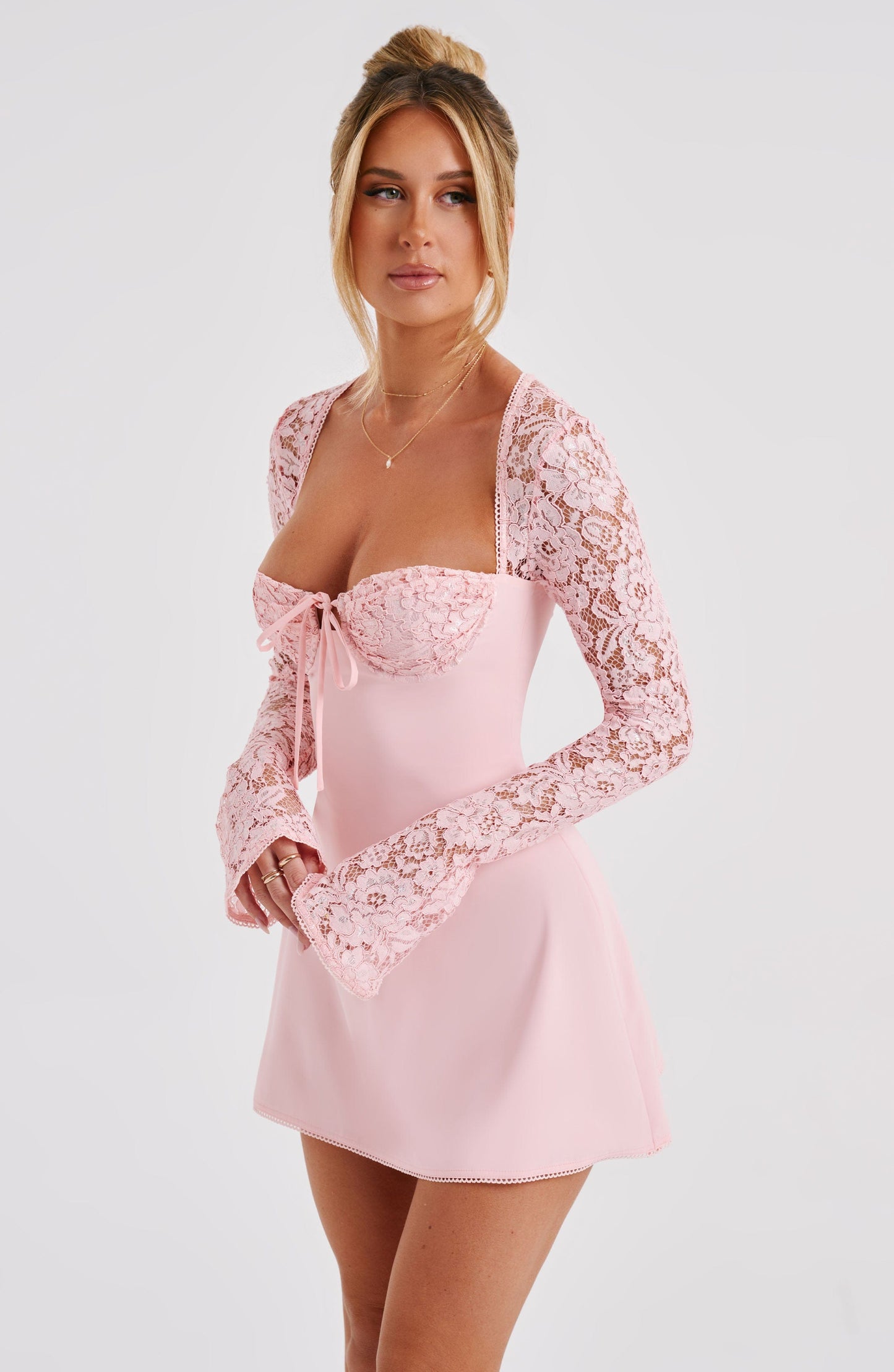 Robe courte Jacinta - Blush