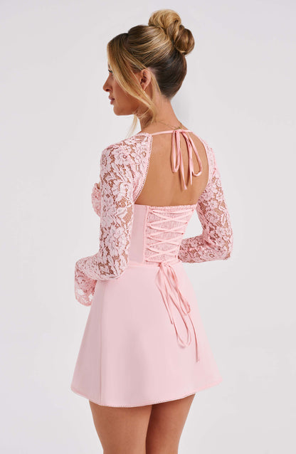 Robe courte Jacinta - Blush