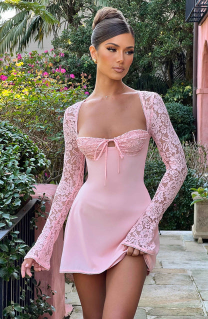 Robe courte Jacinta - Blush