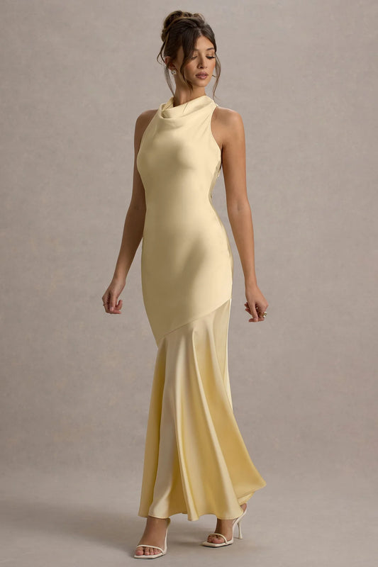 Ophélia Robe Longue - Citron
