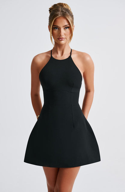 Robe courte Jayne - Noir