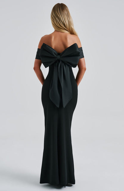 Robe longue Joanna - Noir