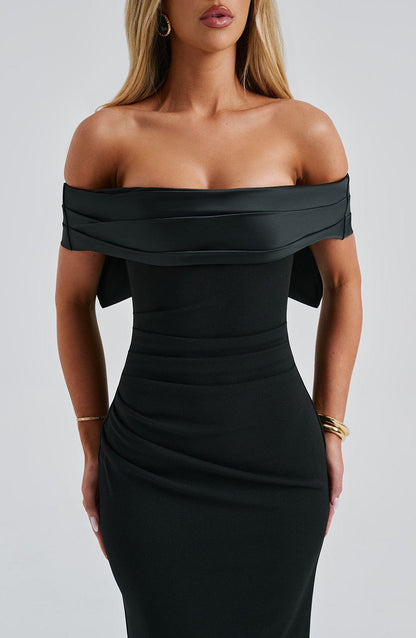 Robe longue Joanna - Noir