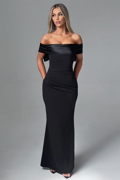 Robe longue Joanna - Noir