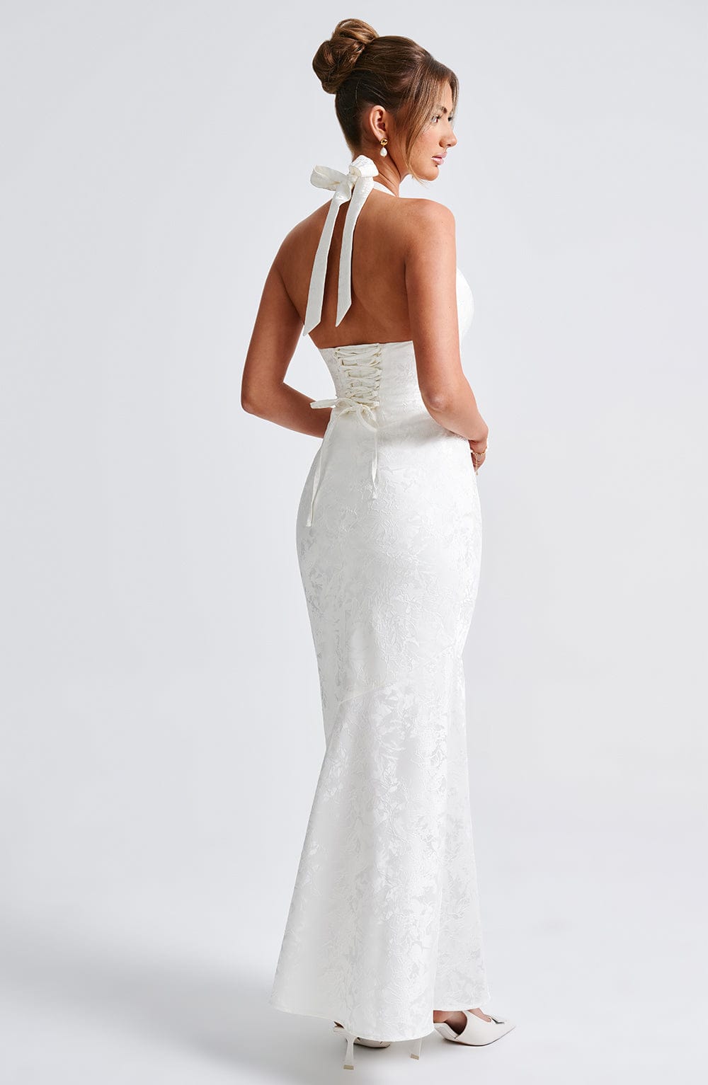 Robe longue Joséphine - Ivoire