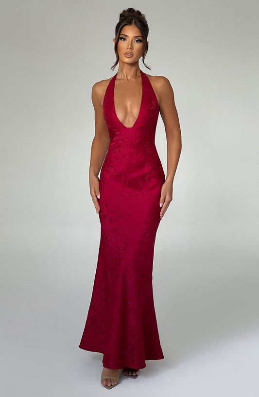 Robe longue Joséphine - Rouge