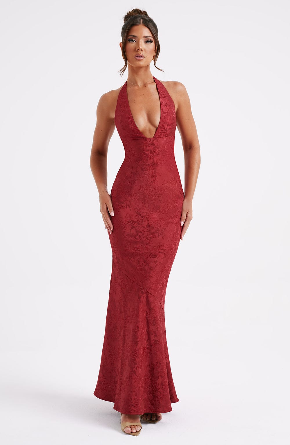 Josephine Maxi Dress - Red