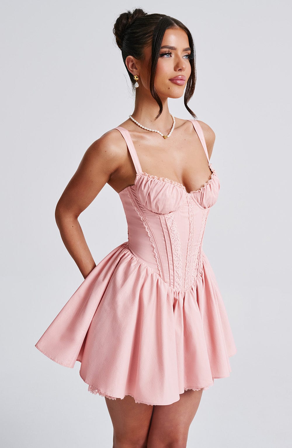 Robe courte Josie - Blush