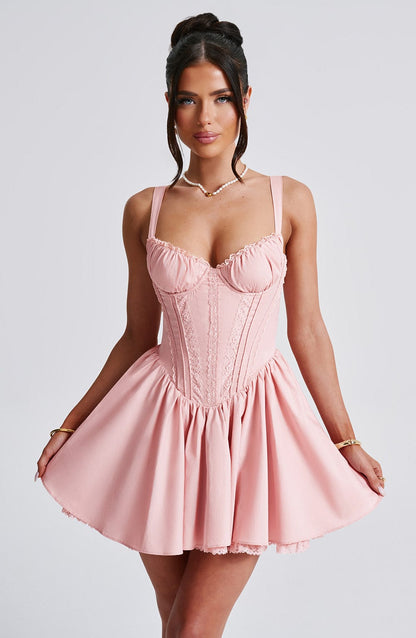 Robe courte Josie - Blush