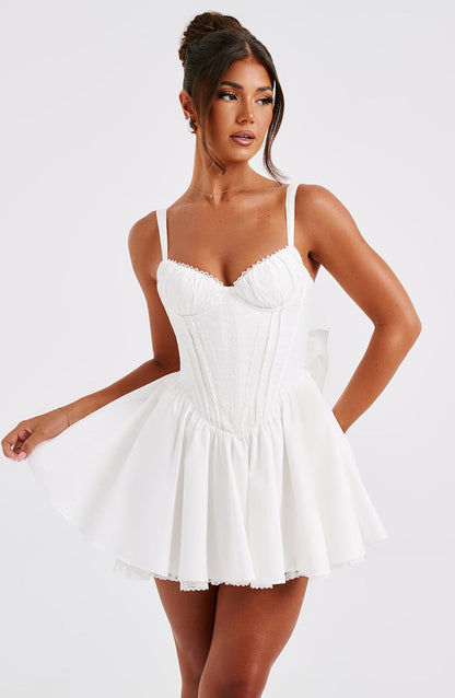 Robe courte Josie - Blanche