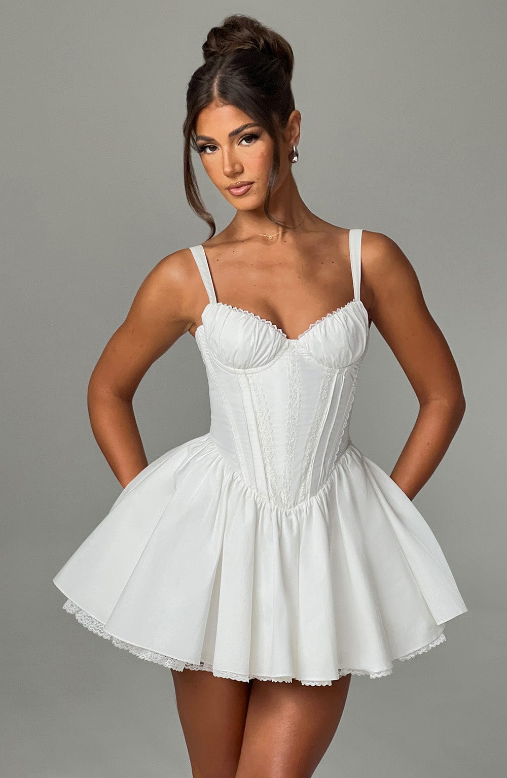 Robe courte Josie - Blanche