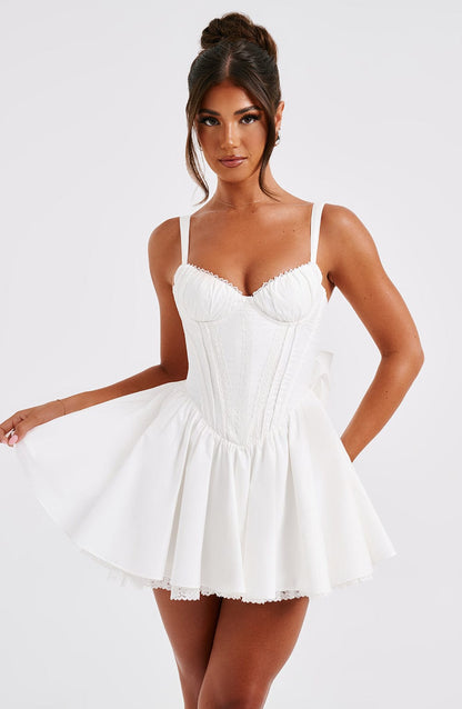 Robe courte Josie - Blanche