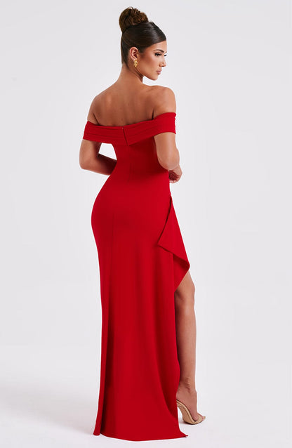 Robe longue Joyce - Rouge