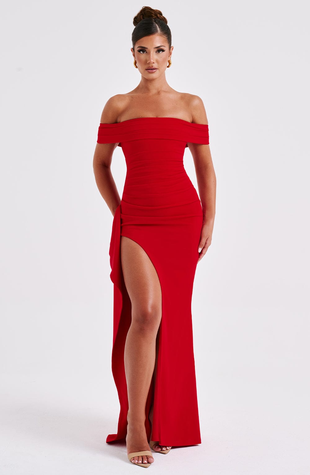 Robe longue Joyce - Rouge