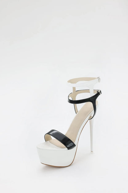 Vertige Contrast Heels – Two-tone