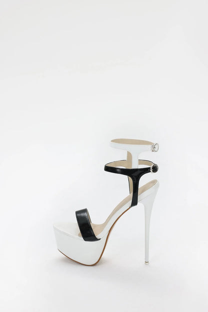 Vertige Contrast Heels – Two-tone