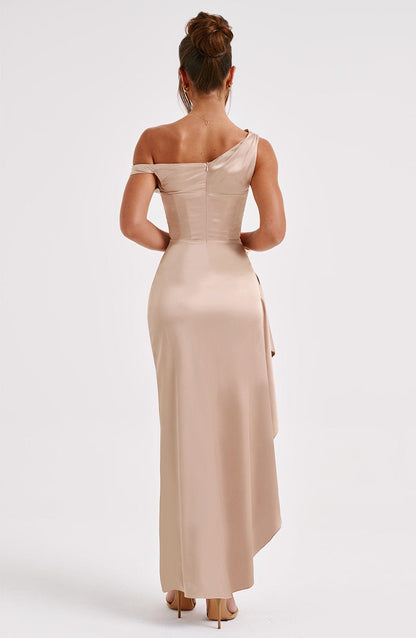 Robe longue Julienne - Champagne